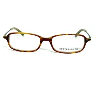 Cutter & Buck Bayside Blonde Eyeglass Frames Tortoise‎ Rectangle 52-17-140 H6713